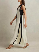Reversible Colourblock Maxi Dress 2