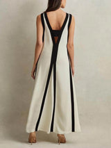 Reversible Colourblock Maxi Dress 3