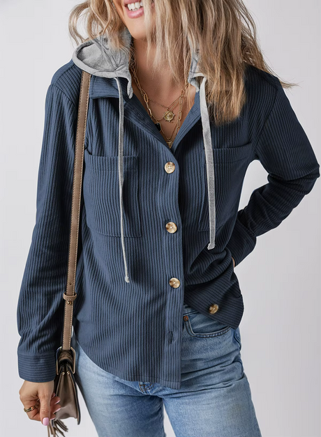 Riley Hooded Bomber Jacket