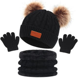 Baby Winter Knit Set – Hat, Scarf & Mittens Bianca Australia