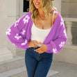 Franka | Floral College Knit Cardigan Bianca Australia