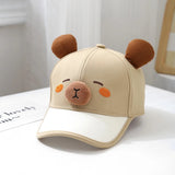Capybara Baby Sun Cap – Breathable & Adjustable Bianca Australia