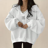 Minji | Korean Appliqué Hoodie Bianca Australia
