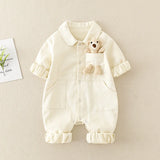 Bear Pocket Denim Romper - Bianca Australia