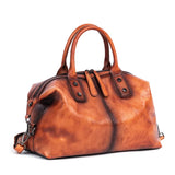 Vintage Leather Shoulder Bag – Large Capacity Workoutry
