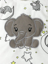 Elephant Baby Romper Set – 2-Piece with Hat Bianca Australia