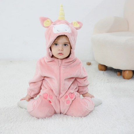 Baby Unicorn Romper – Cosy Zip-Up Hoodie Bianca Australia
