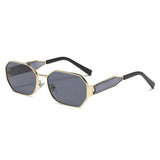 Retro Metal Rectangle Sunglasses Workoutry