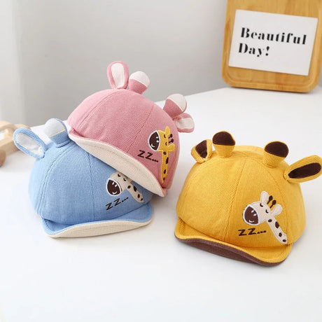 Giraffe Ear Baby Cap – Short Brim & Cute Style Bianca Australia