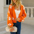 Franka | Floral College Knit Cardigan Bianca Australia