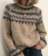 Paige | Printed Turtleneck Streetwear Knit Sweater Bianca Australia