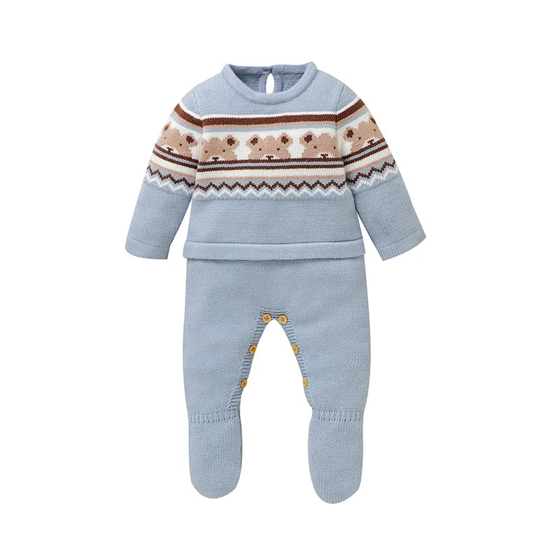 Cute Bear Baby Romper – Long Sleeve & Cosy Fit - Bianca Australia