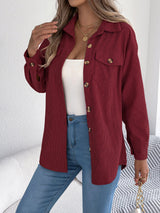 Corduroy Single Breasted Jacket