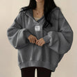 Minji | Korean Appliqué Hoodie Bianca Australia
