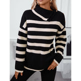 Yuna | Striped Crew Neck Knit Top Bianca Australia