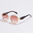 Luxury Polygon Metal Sunglasses Workoutry