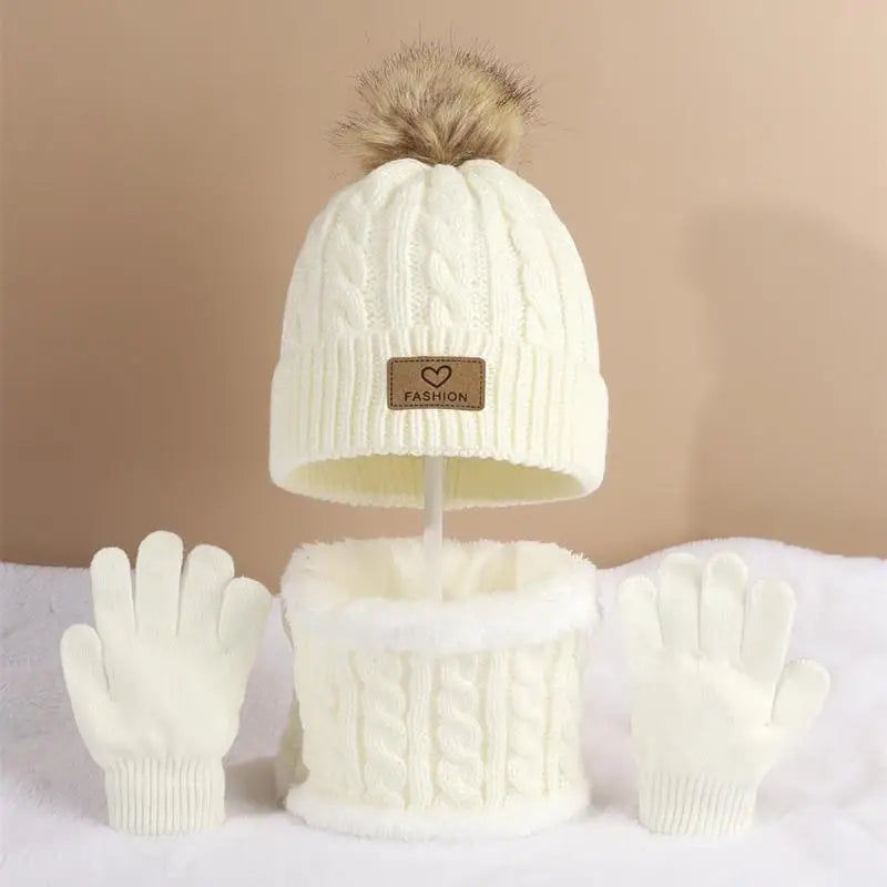 Cosy Kids’ Beanie, Scarf & Gloves Set Bianca Australia