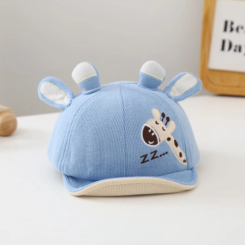 Giraffe Ear Baby Cap – Short Brim & Cute Style Bianca Australia