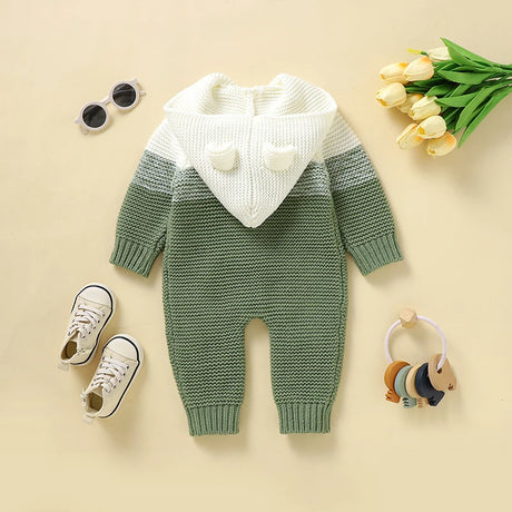 Hooded Baby Romper – Cosy Unisex Fit - Bianca Australia