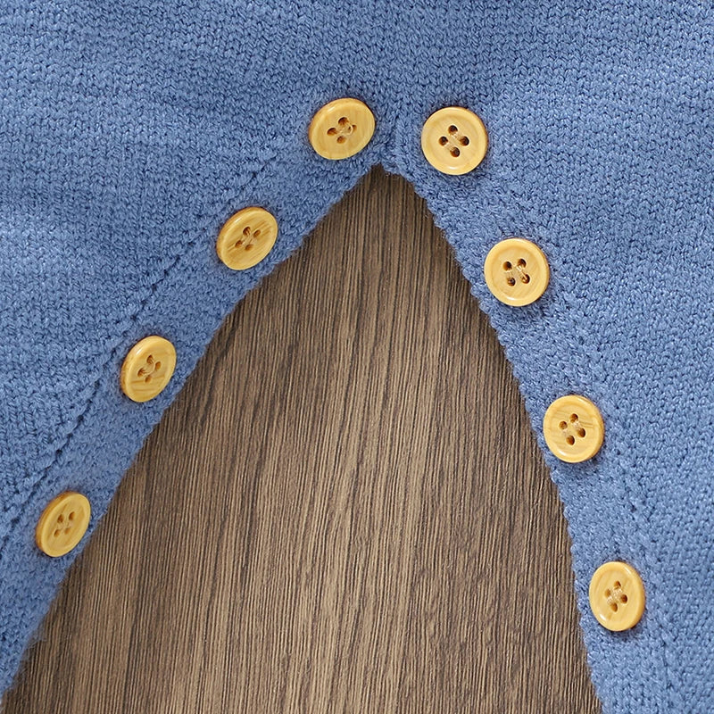 Blue Knit Baby Romper – Cosy & Unisex Style Bianca Australia
