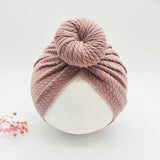Baby Girl Knot Beanie – Winter Matching Set Bianca Australia