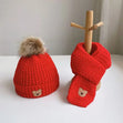 Kids’ Bear Knit Hat & Neck Warmer Bianca Australia