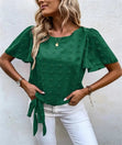 Jacquard Short Sleeve Casual Shirt