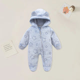 Flannel Baby Onesie – Warm & Cartoon-Style Bianca Australia