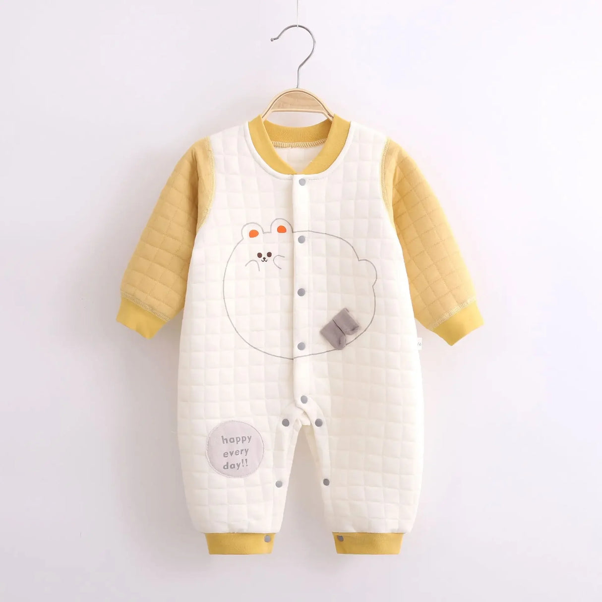 Triple-Layer Baby Bodysuit – Warm & Cosy Fit - Bianca Australia