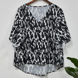 Plus Size Polka Dot V Neck Cardigan