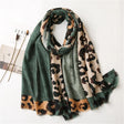 Yasmin | Floral Print Cotton Viscose Tassel Scarf Bianca Australia