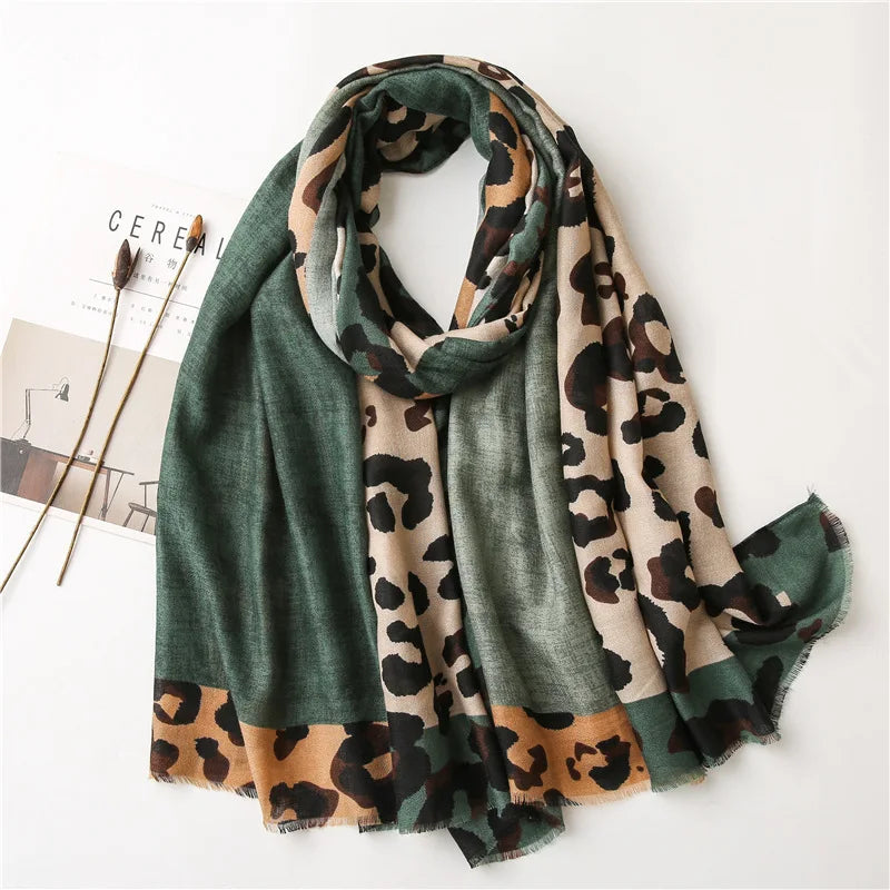Yasmin | Floral Print Cotton Viscose Tassel Scarf Bianca Australia
