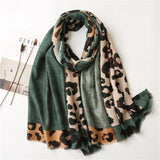 Yasmin | Floral Print Cotton Viscose Tassel Scarf Bianca Australia