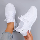 White Breathable Sneakers