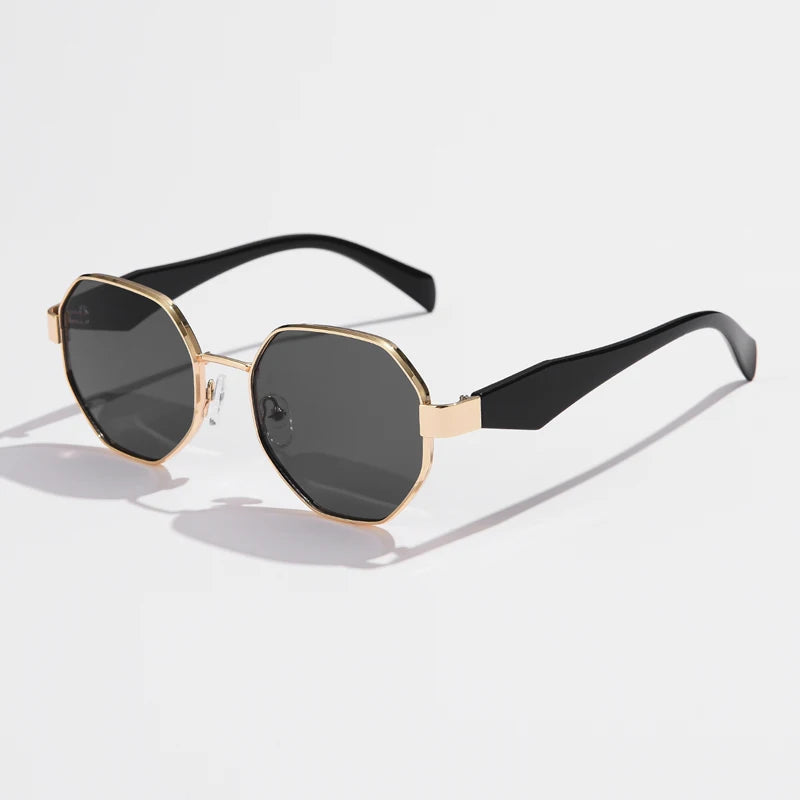 Luxury Polygon Metal Sunglasses Workoutry