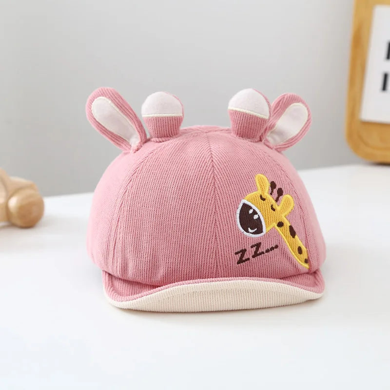 Giraffe Ear Baby Cap – Short Brim & Cute Style Bianca Australia
