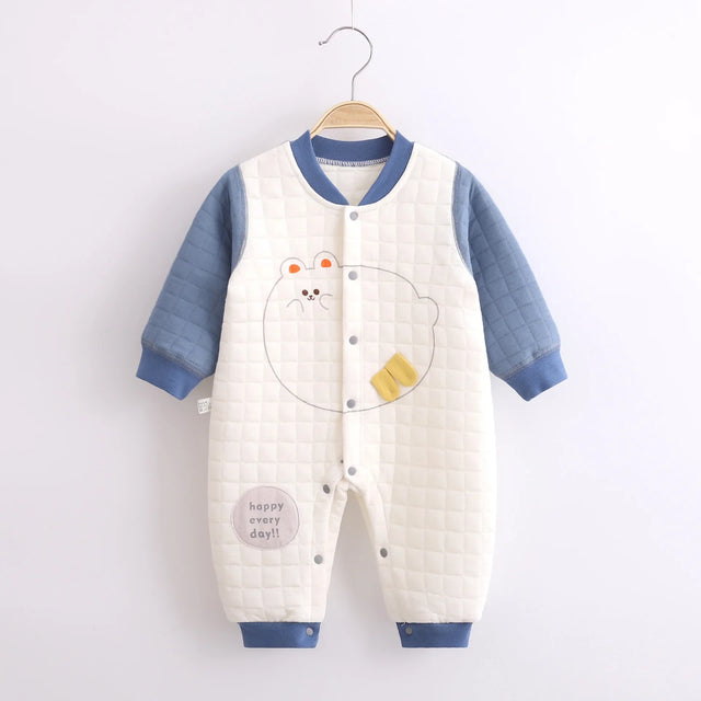 Triple-Layer Baby Bodysuit – Warm & Cosy Fit - Bianca Australia