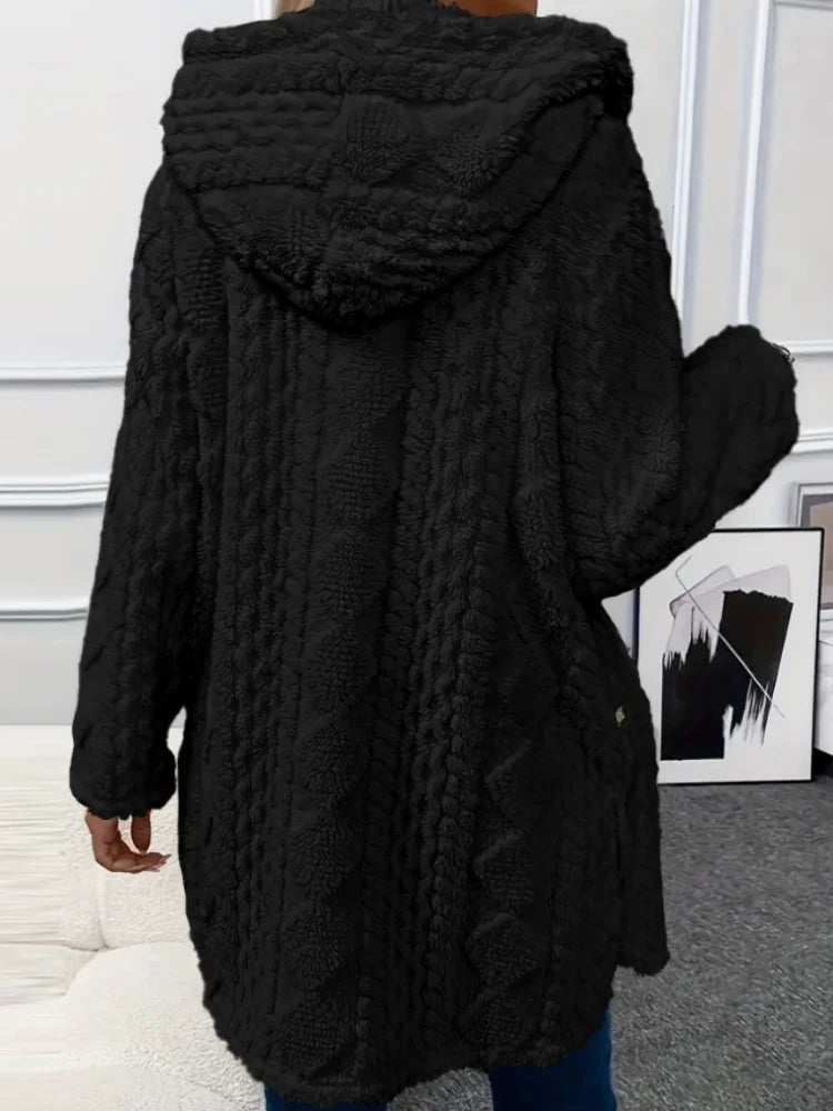Kiera | Elegant Longline Winter Buttoned Cardigan Coat Bianca Australia