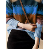 Riley | Thick Striped High-Neck Knit Sweater Bianca Australia
