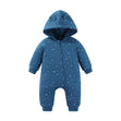 Solid Baby Hooded Romper – Warm & Zipped Style Bianca Australia