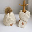 Kids’ Bear Knit Hat & Neck Warmer Bianca Australia