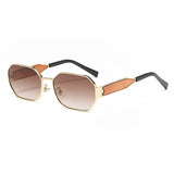 Retro Metal Rectangle Sunglasses Workoutry