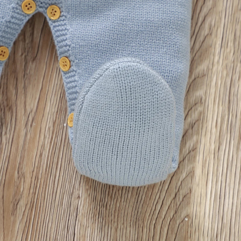 Cute Bear Baby Romper – Long Sleeve & Cosy Fit - Bianca Australia