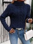 Hazel | Triblock High-Neck Sulfet Sleeve Sweater Bianca Australia