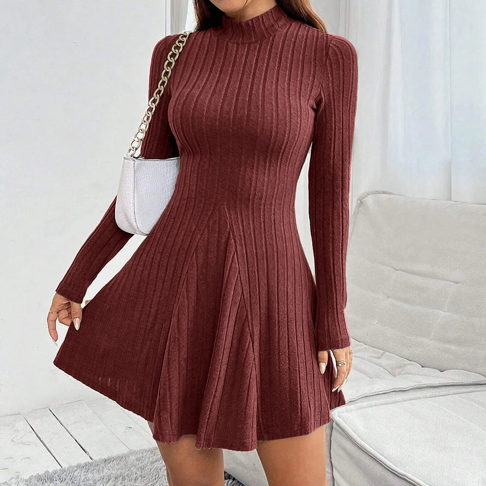 Élina | High-Waist Flare Mini Dress Bianca Australia