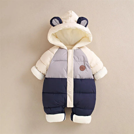 Winter Baby Snowsuit – Hooded & Windproof Velvet Bianca Australia