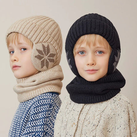 Boys’ Fleece-Lined Winter Hat & Scarf Set Bianca Australia