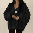 Minji | Korean Appliqué Hoodie Bianca Australia