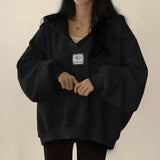 Minji | Korean Appliqué Hoodie Bianca Australia