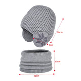 Boys’ Fleece-Lined Winter Hat & Scarf Set Bianca Australia